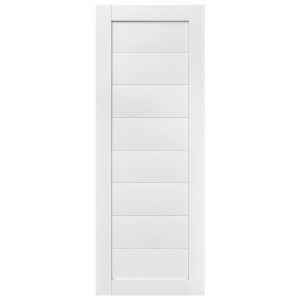 Villar Home Designs Prefinished White Solid Wood Core Door Slab Hosta