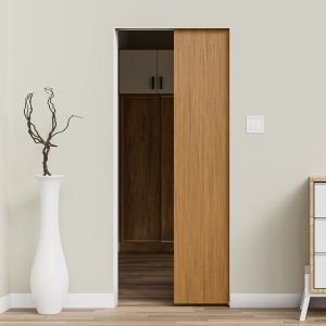 Villar Home Designs Heavy Duty Sliding Pocket Door Hardware KIT with Soft Close and Frame