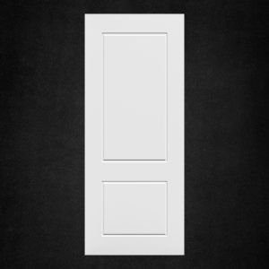 Villar Home Designs Prefinished 2-Panel Cascade White Wood Door Slab