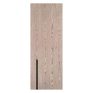 Villar Home Designs Prefinished Natural Wood Veneer Dark Oak Tiffany Wood Door Slab