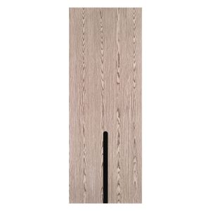 Villar Home Designs Prefinished Natural Wood Veneer Dark Oak Betty Wood Door Slab