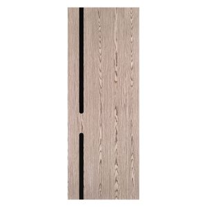 Villar Home Designs Prefinished Natural Wood Veneer Dark Oak Endless Wood Door Slab