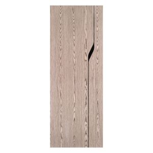 Villar Home Designs Prefinished Natural Wood Veneer Dark Oak Blossom Wood Door Slab