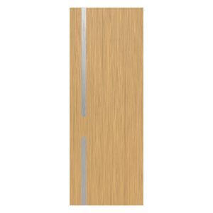 Villar Home Designs Prefinished Natural Wood Veneer Sandy Oak Flush Wood Door Slab  36'' X 96''