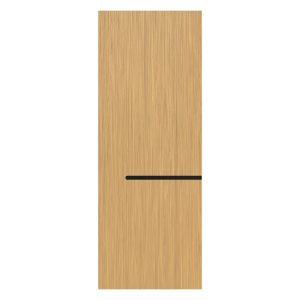 Villar Home Designs Prefinished Natural Wood Veneer Sandy Oak Victoria Wood Door Slab