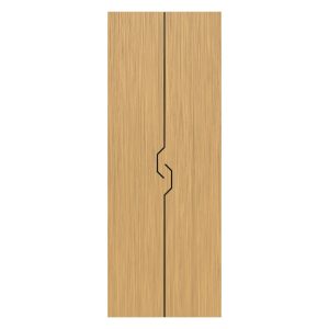 Villar Home Designs Prefinished Natural Wood Veneer Sandy Oak Challenge Wood Door Slab