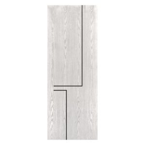 Villar Home Designs Prefinished Natural Wood Veneer White Oak Veronica Wood Door Slab