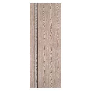 Villar Home Designs Prefinished Natural Wood Veneer Dark Oak Highway Wood Door Slab
