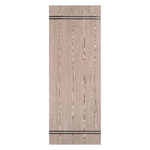 Villar Home Designs Prefinished Natural Wood Veneer Dark Oak Bay Wood Door Slab