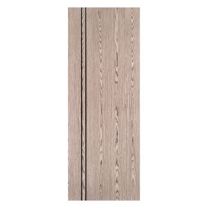 Villar Home Designs Prefinished Natural Wood Veneer Dark Oak Vikky Wood Door Slab