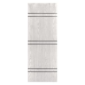 Villar Home Designs Prefinished Natural Wood Veneer White Oak Height Wood Door Slab